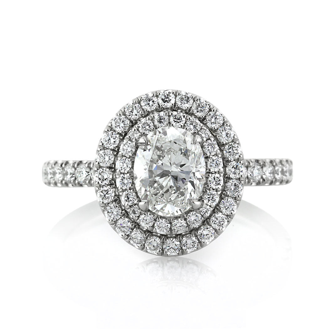 1.70ct Oval Cut Diamond Engagement Ring