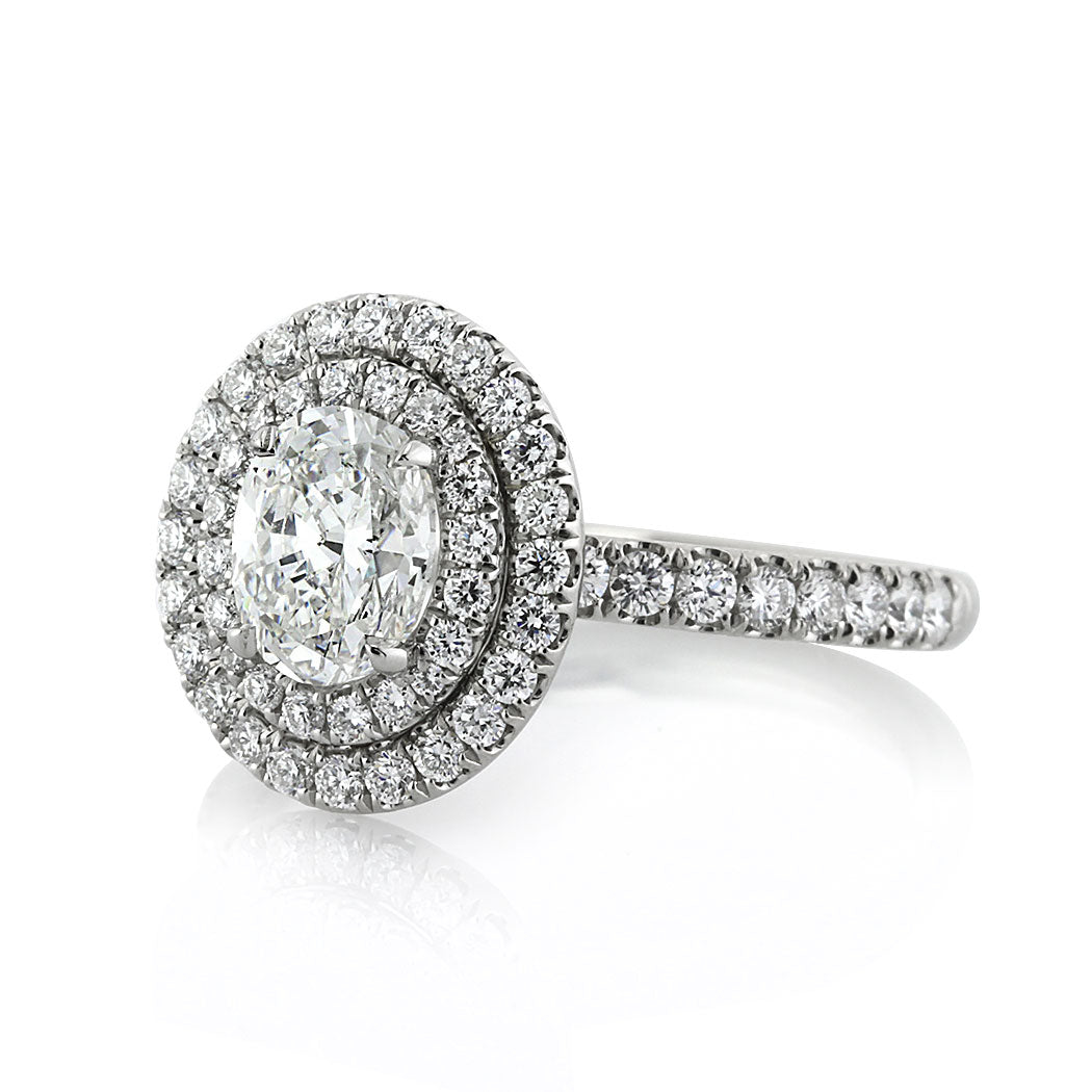 1.70ct Oval Cut Diamond Engagement Ring