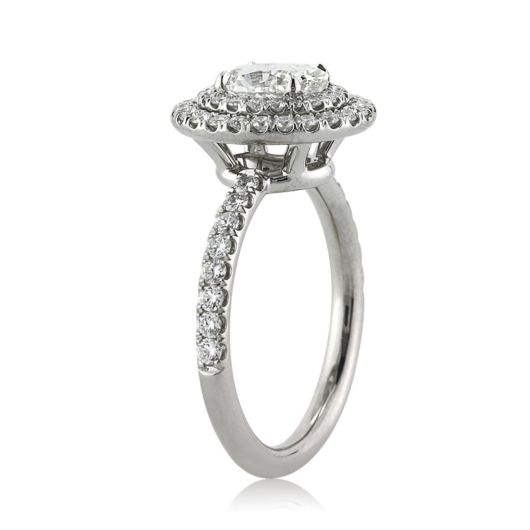 1.70ct Oval Cut Diamond Engagement Ring