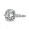 1.95ct Antique Cushion Brilliant Diamond Engagement Ring
