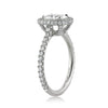 1.95ct Antique Cushion Brilliant Diamond Engagement Ring