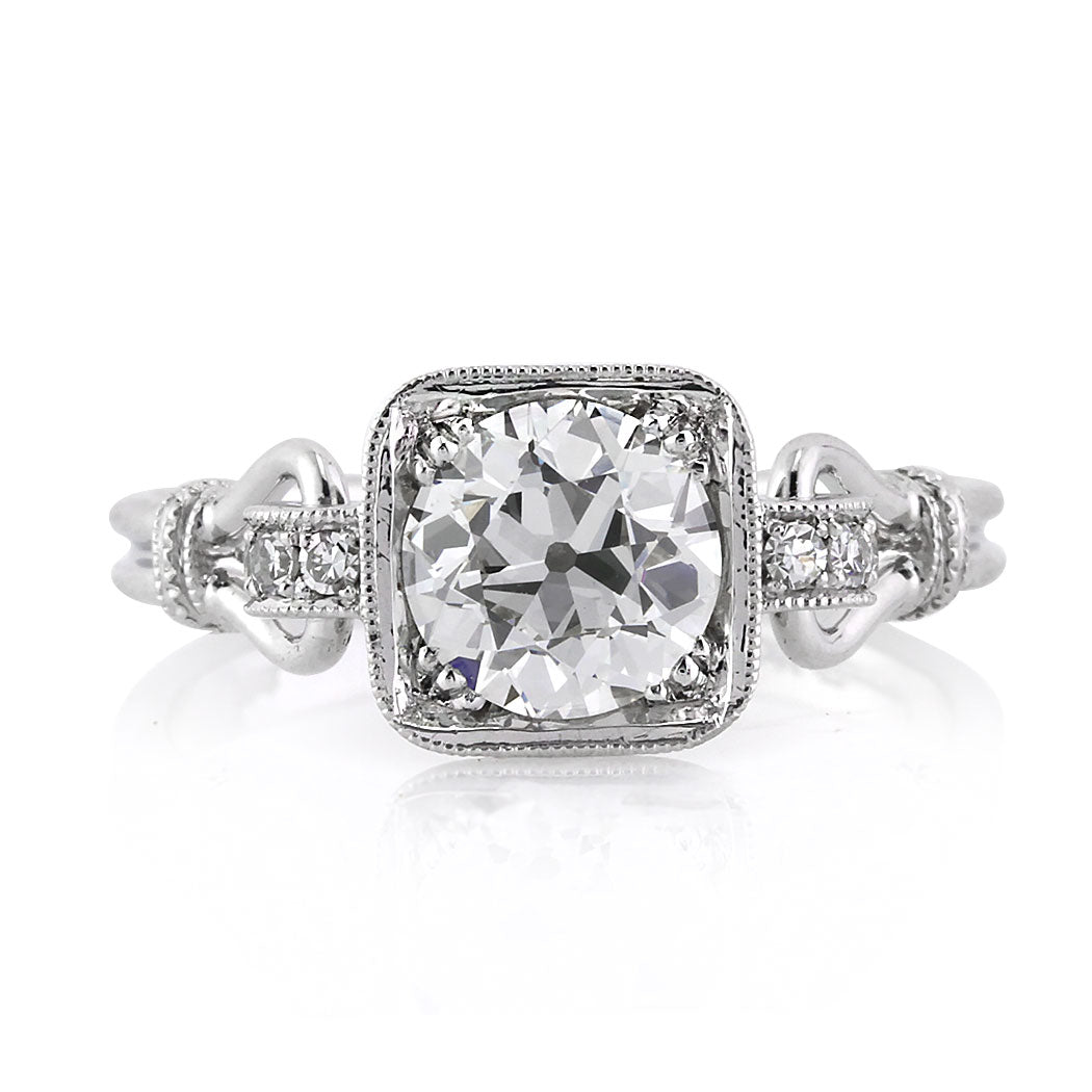 1.25ct Old European Cut Diamond Engagement Ring