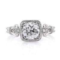 1.25ct Old European Cut Diamond Engagement Ring