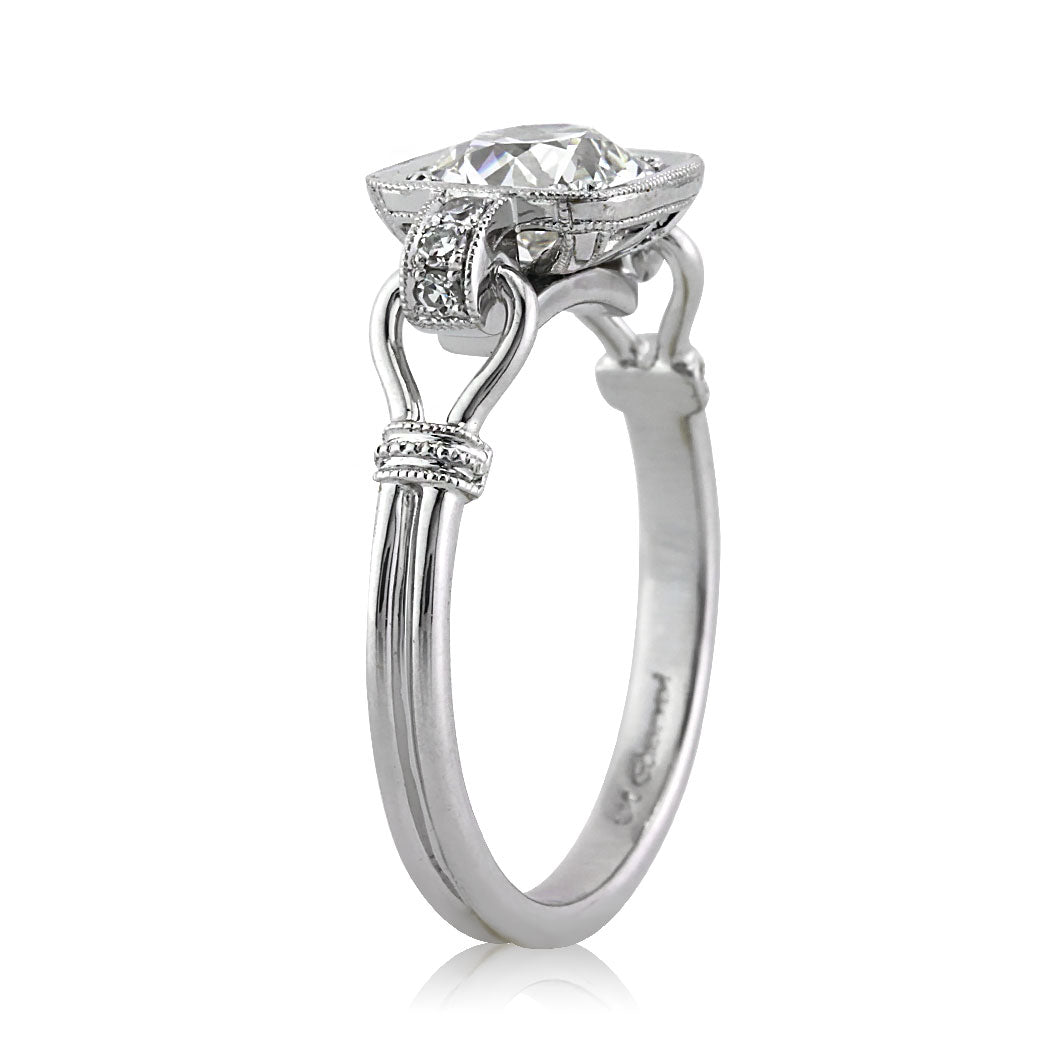 1.25ct Old European Cut Diamond Engagement Ring