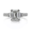 4.05ct Emerald Cut Diamond Engagement Ring