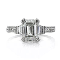 4.05ct Emerald Cut Diamond Engagement Ring
