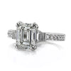 4.05ct Emerald Cut Diamond Engagement Ring