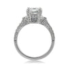 4.05ct Emerald Cut Diamond Engagement Ring
