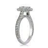 2.31ct Princess Cut Diamond Engagement Ring