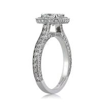 2.31ct Princess Cut Diamond Engagement Ring