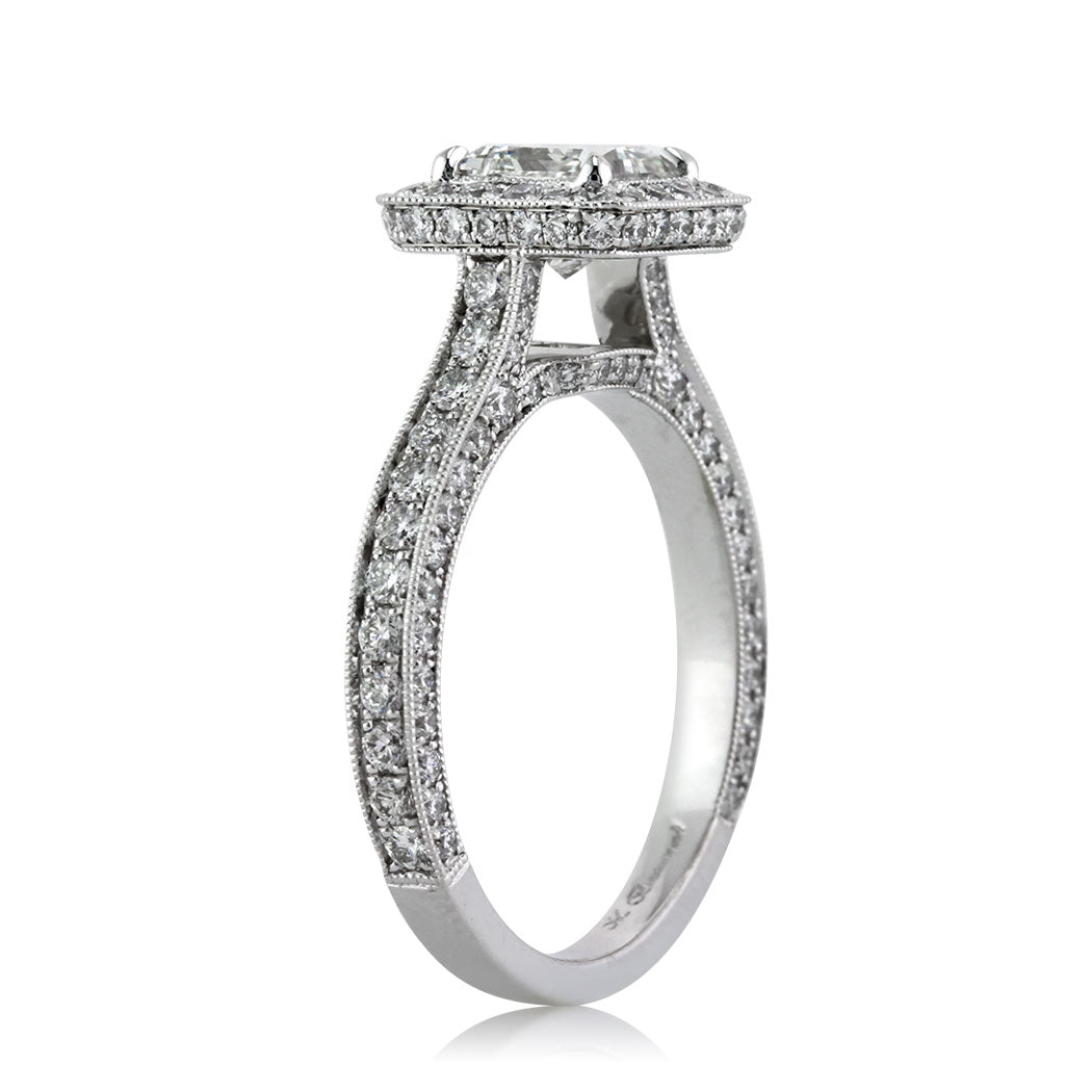 2.31ct Princess Cut Diamond Engagement Ring