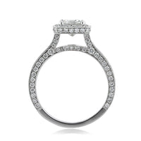 2.31ct Princess Cut Diamond Engagement Ring