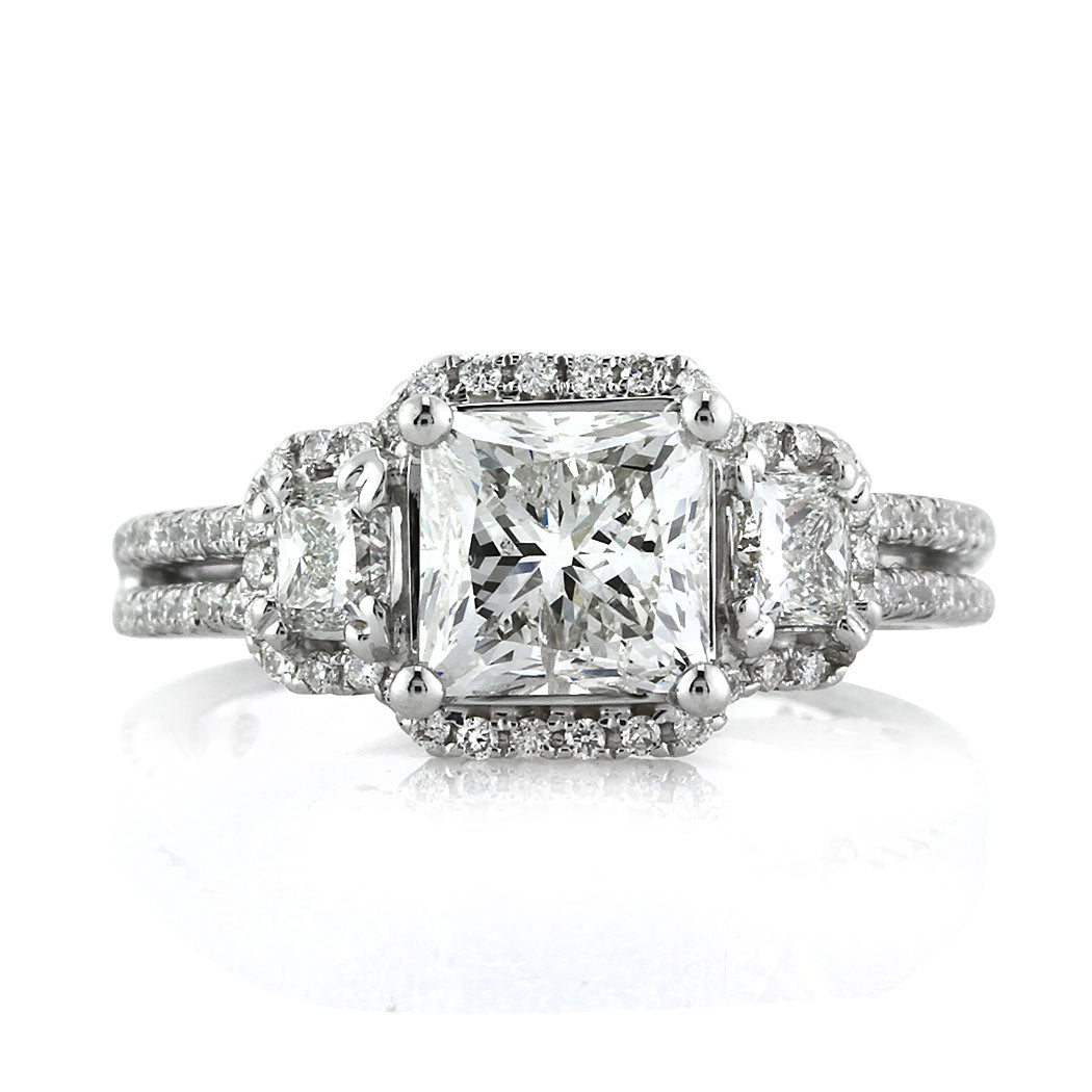 3.00ct Princess Cut Diamond Engagement Ring