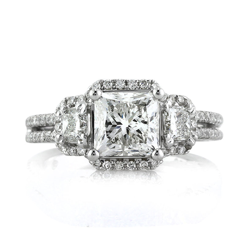 3.00ct Princess Cut Diamond Engagement Ring