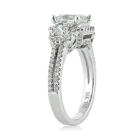 3.00ct Princess Cut Diamond Engagement Ring