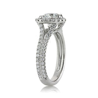 2.67ct Heart Shaped Diamond Engagement Ring