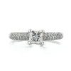 1.45ct Princess Cut Diamond Engagement Ring