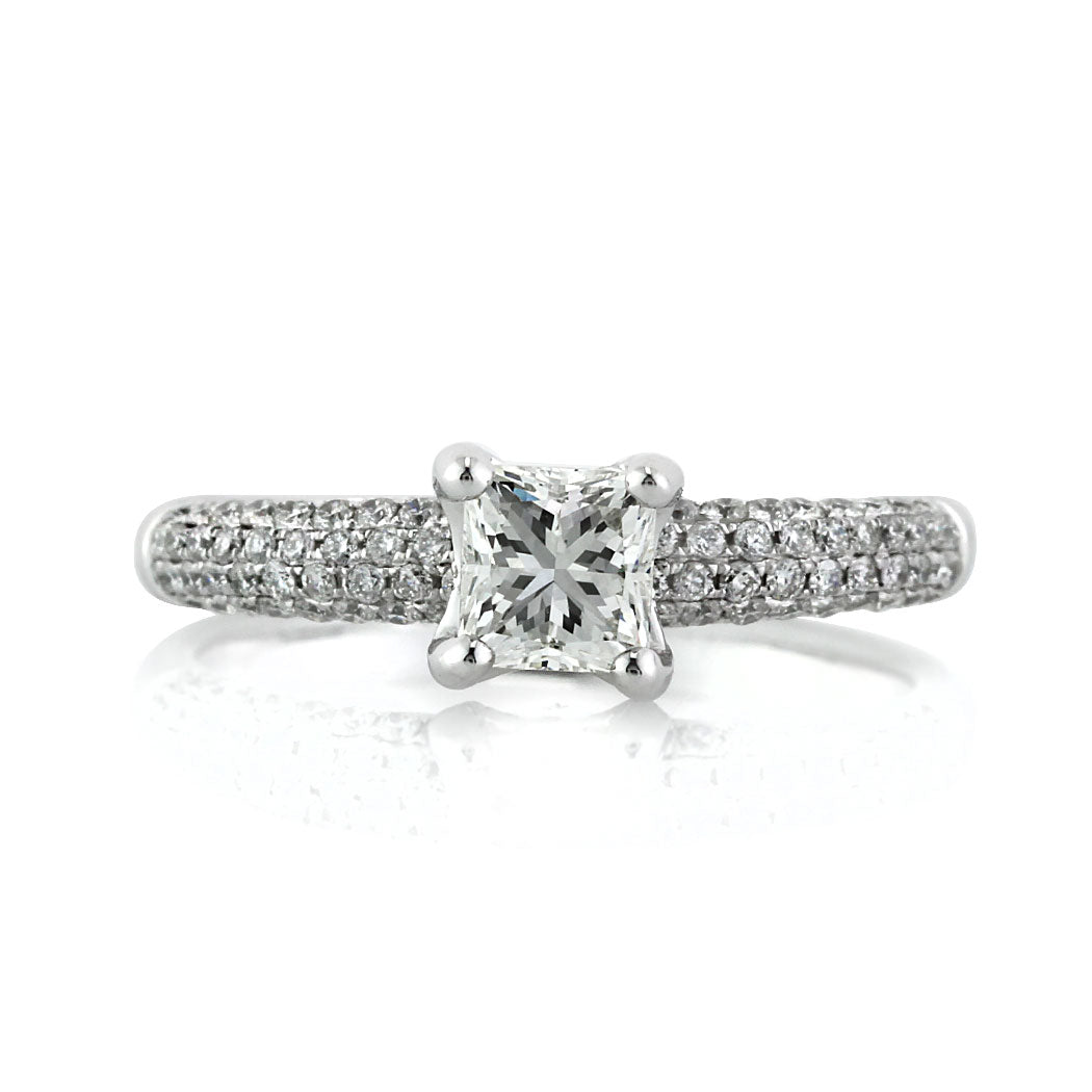 1.45ct Princess Cut Diamond Engagement Ring