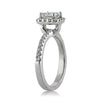1.81ct Princess Cut Diamond Engagement Ring