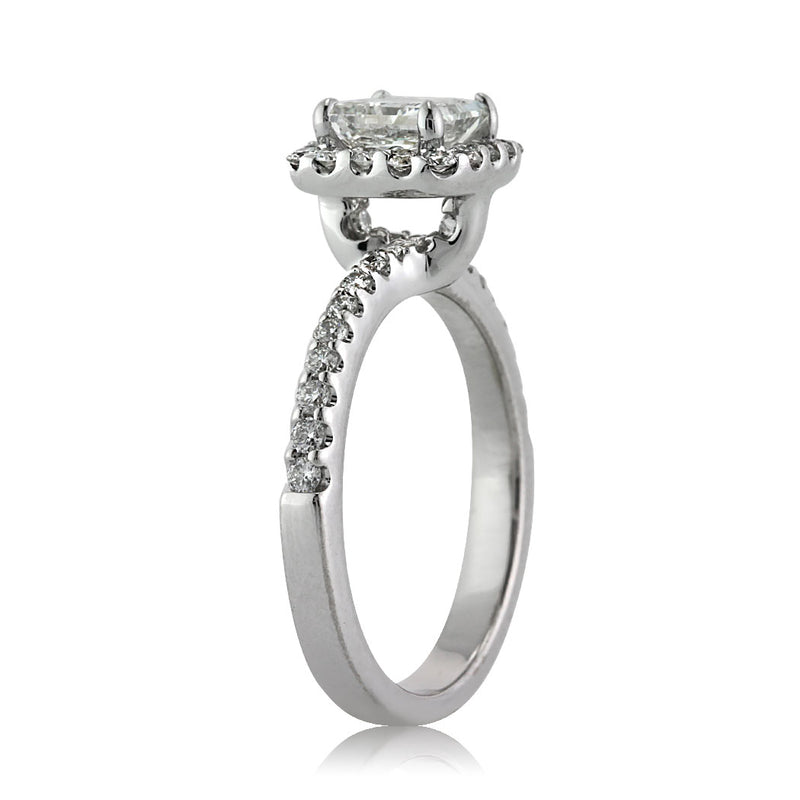 1.81ct Princess Cut Diamond Engagement Ring