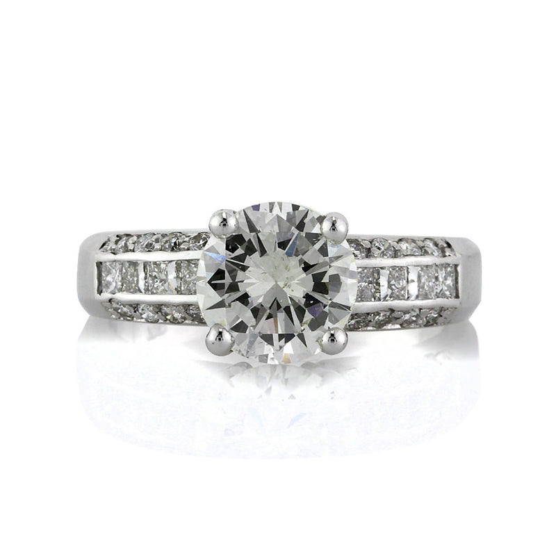2.34ct Round Brilliant Cut Diamond Engagement Ring