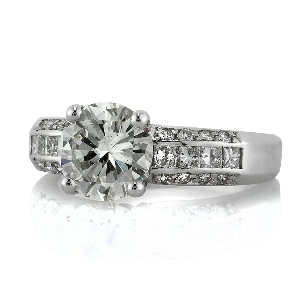 2.34ct Round Brilliant Cut Diamond Engagement Ring