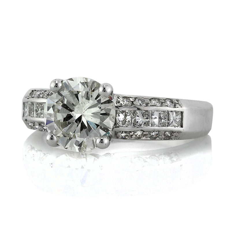 2.34ct Round Brilliant Cut Diamond Engagement Ring