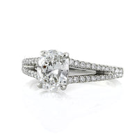 1.70ct Oval Cut Diamond Engagement Ring