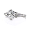 2.09ct Old Mine Cut Diamond Engagement Ring