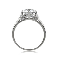 2.09ct Old Mine Cut Diamond Engagement Ring