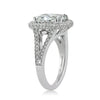3.91ct Radiant Cut Diamond Engagement Ring