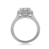 3.91ct Radiant Cut Diamond Engagement Ring