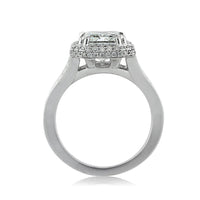 3.91ct Radiant Cut Diamond Engagement Ring