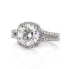 3.18ct Round Brilliant Cut Diamond Engagement Ring