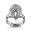 6.83ct Pear Shaped Diamond Engagement Ring