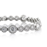 7.75ct Round Brilliant Cut Diamond Bracelet