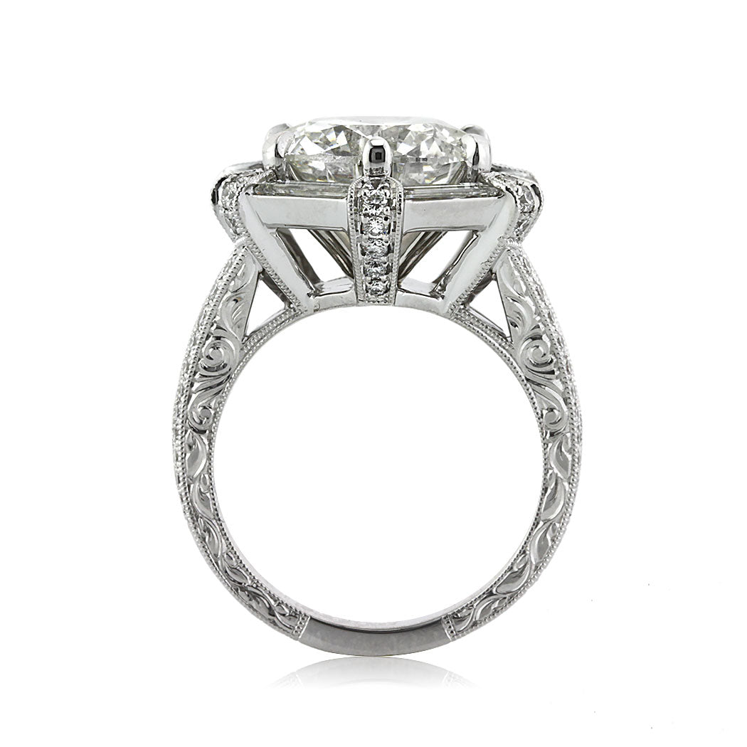 5.27ct Round Brilliant Cut Diamond Engagement Ring