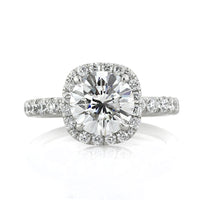 3.20ct Round Brilliant Cut Diamond Engagement Ring