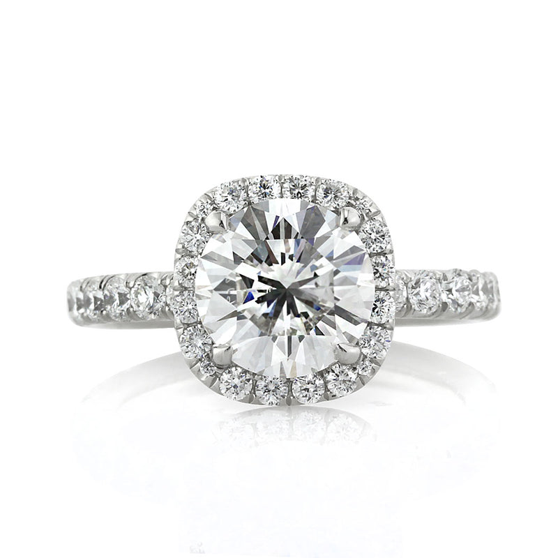 3.20ct Round Brilliant Cut Diamond Engagement Ring
