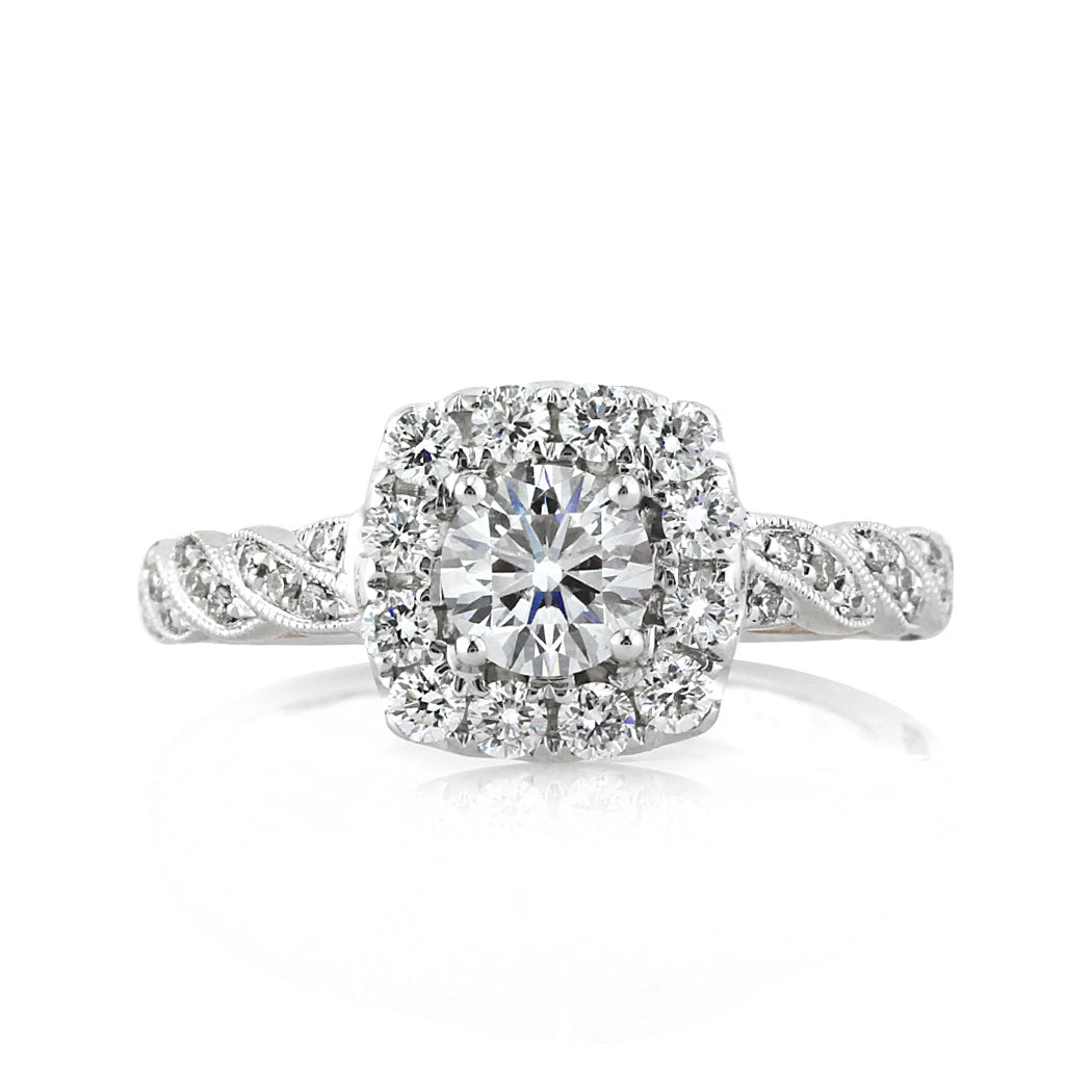 1.19ct Round Brilliant Cut Diamond Engagement Ring