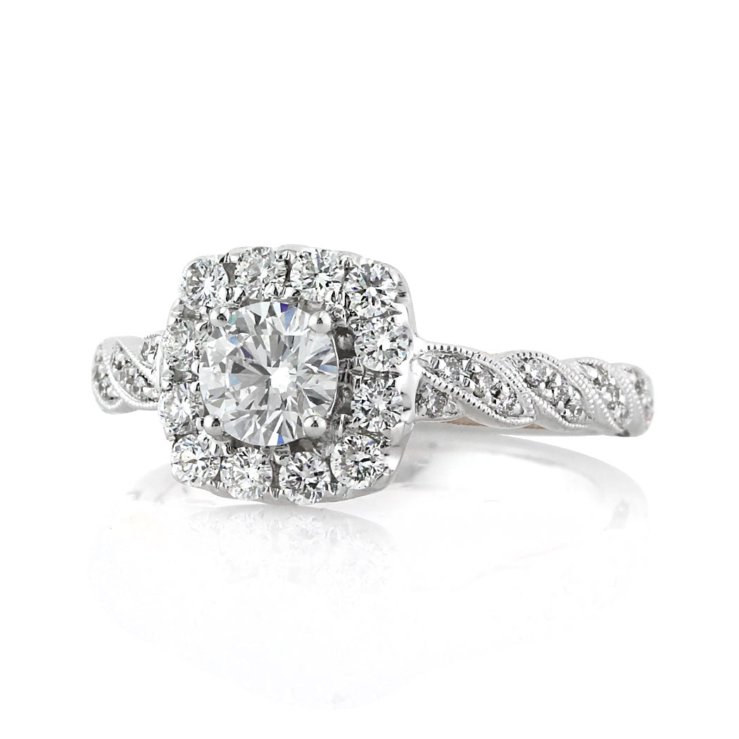1.19ct Round Brilliant Cut Diamond Engagement Ring