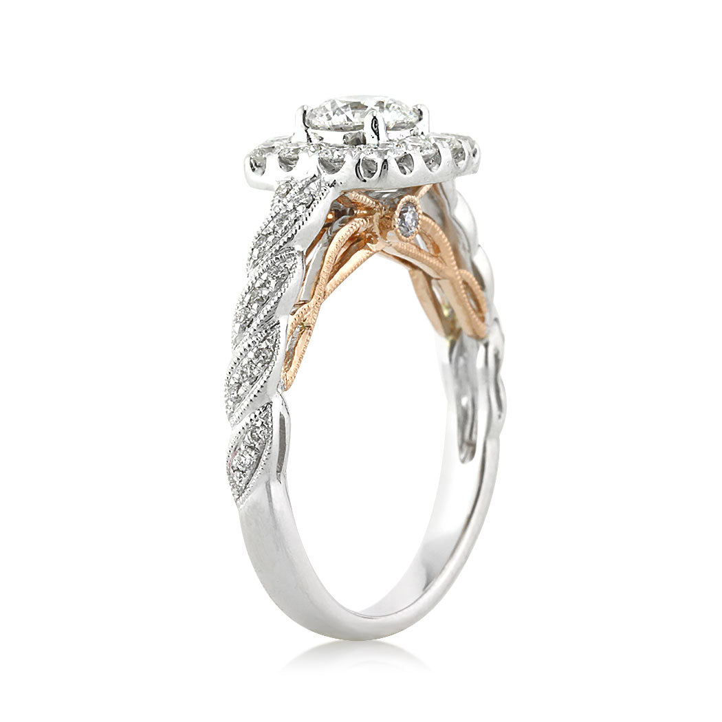 1.19ct Round Brilliant Cut Diamond Engagement Ring