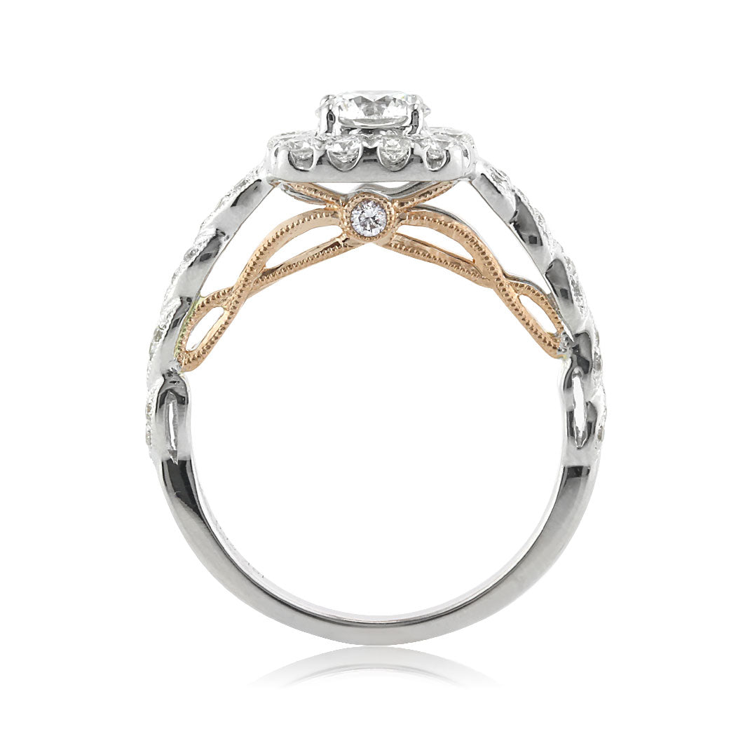 1.19ct Round Brilliant Cut Diamond Engagement Ring