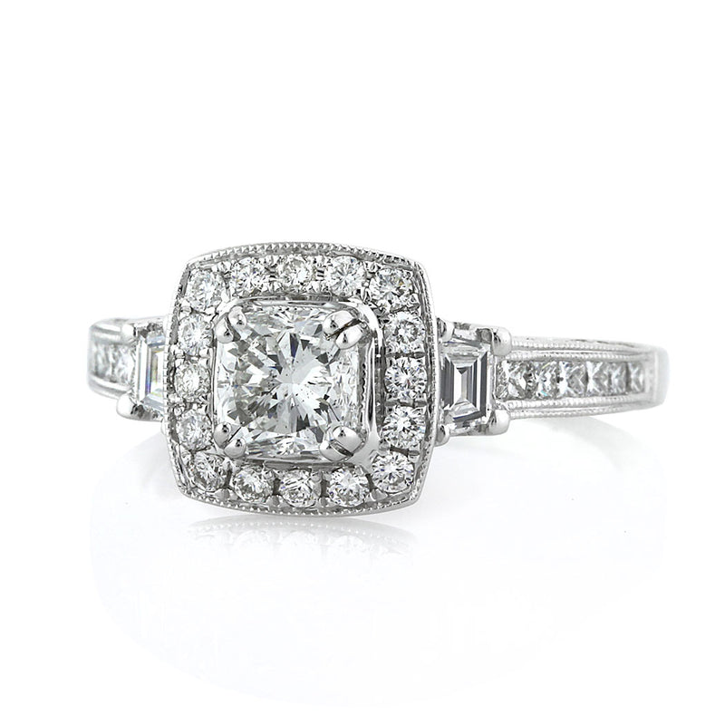 1.75ct Cushion Cut Diamond Engagement Ring
