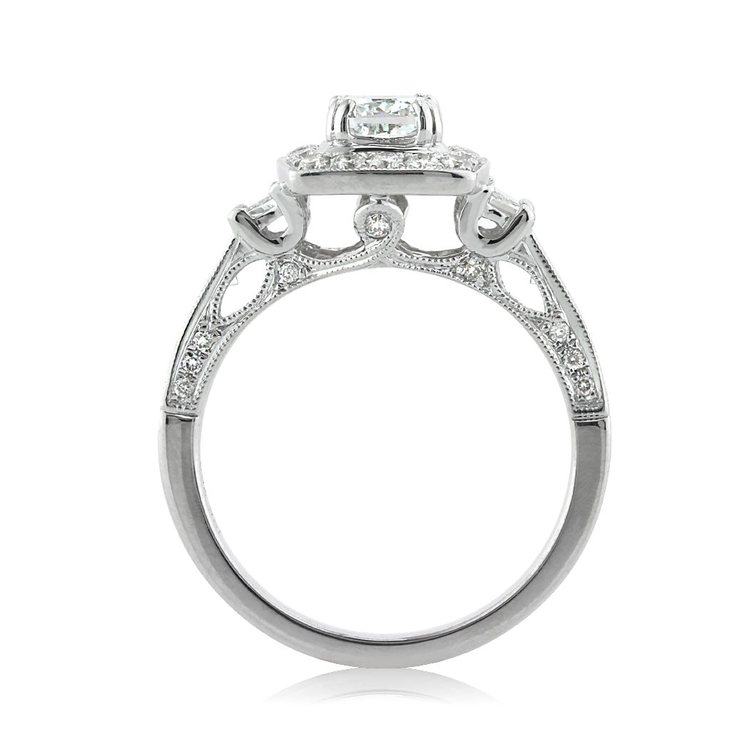 1.75ct Cushion Cut Diamond Engagement Ring