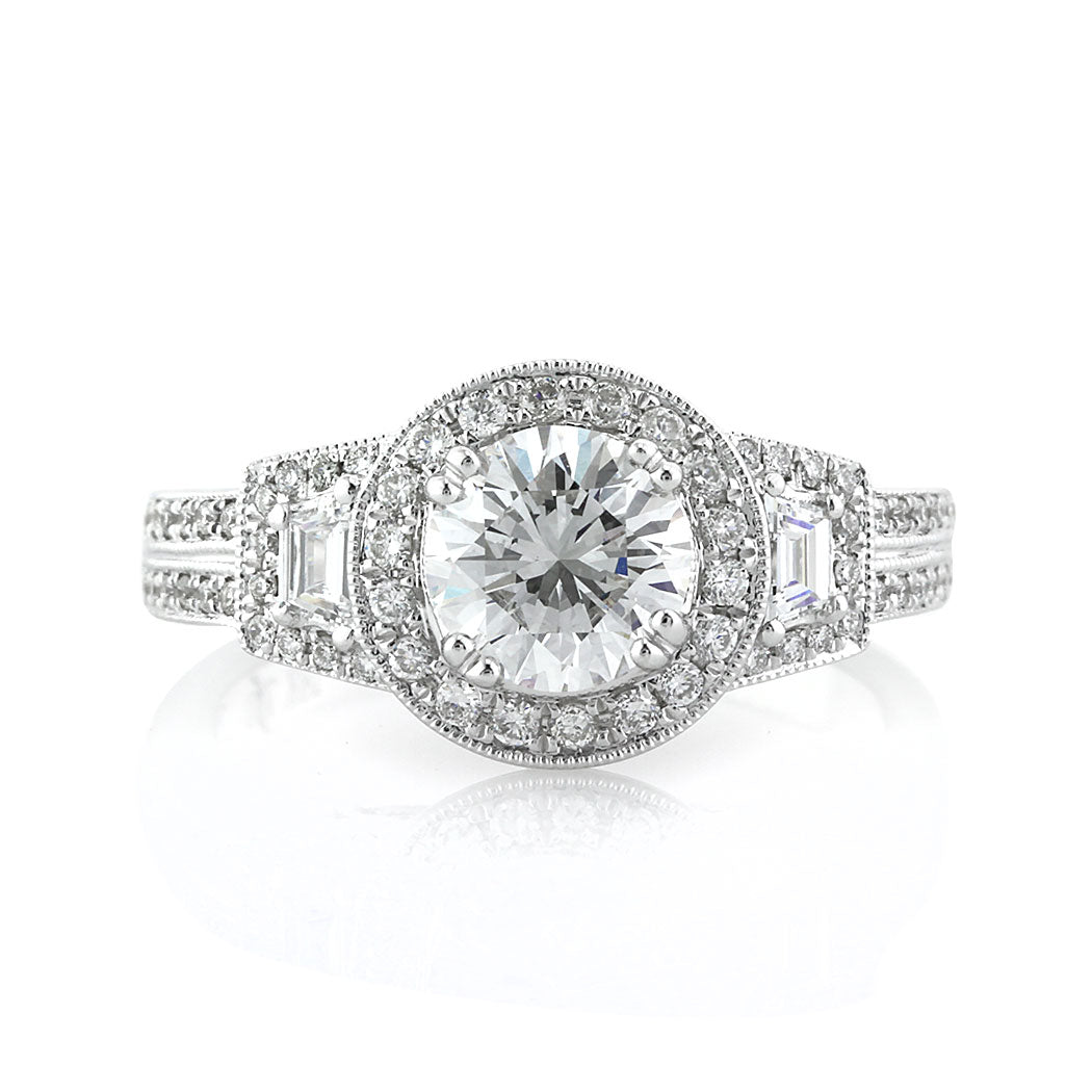 1.69ct Round Brilliant Cut Diamond Engagement Ring