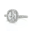 2.76ct Old Mine Cut Diamond Engagement Ring