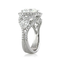 5.91ct Heart Shaped Diamond Engagement Ring