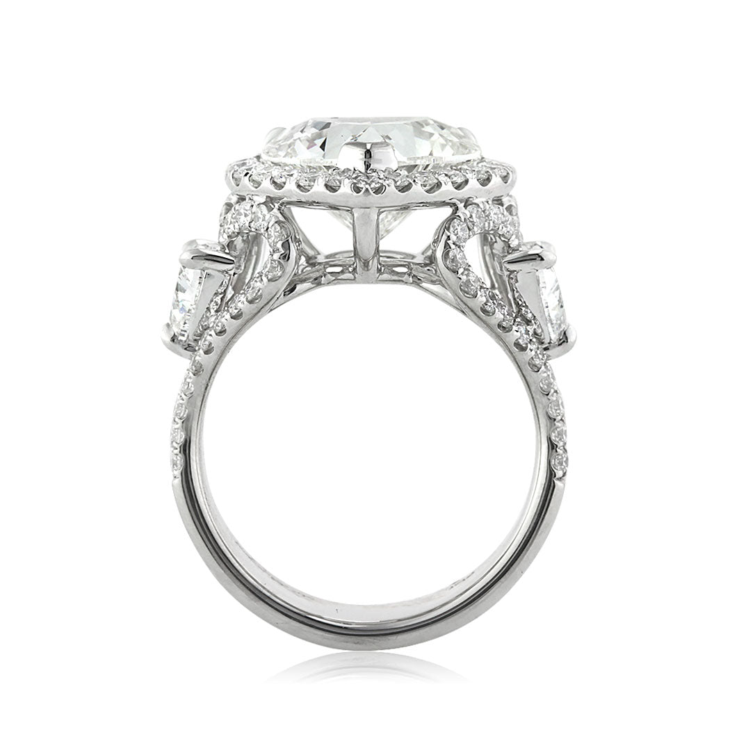 5.91ct Heart Shaped Diamond Engagement Ring