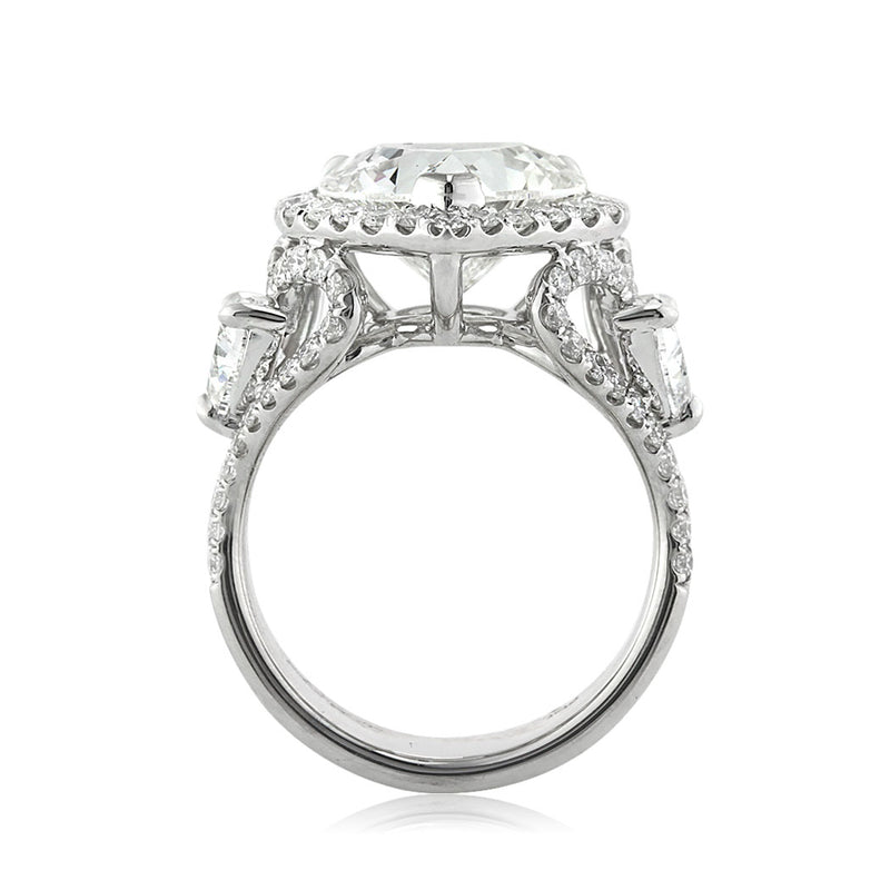 5.91ct Heart Shaped Diamond Engagement Ring